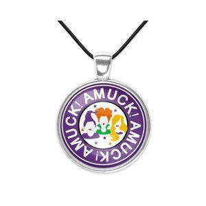 Amuck Amuck Hocus Pocus Glass Pendant Necklace